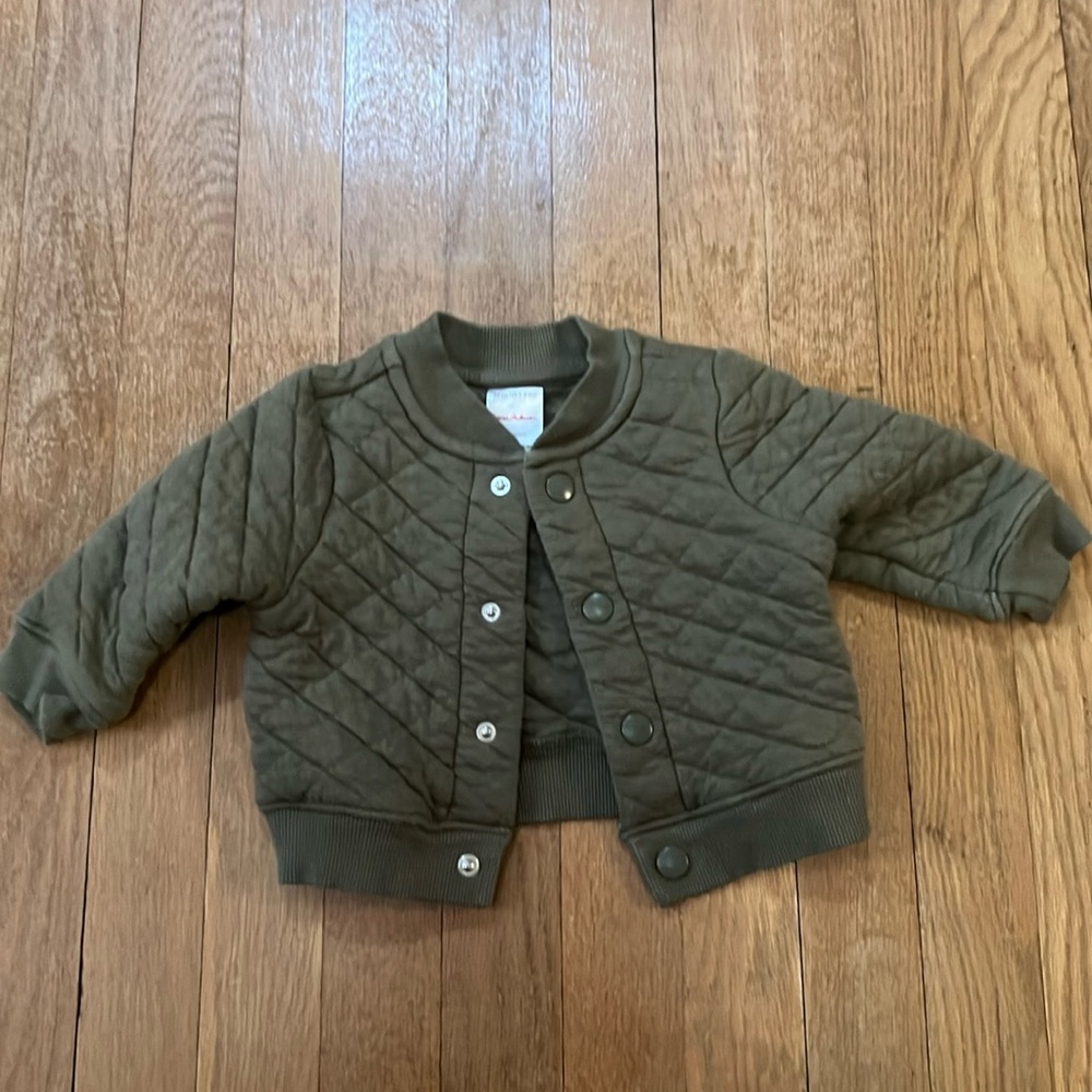 Quilted bomber jacket